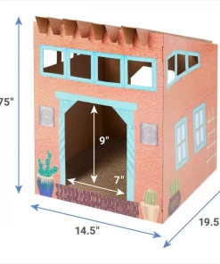 Frisco Southwestern House Cardboard Cat House -Frisco Sales 2024 317739 PT1. SY630 V1642691119
