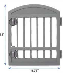 Frisco 4-Panel Plastic Exercise Playpen, Gray + Dog Training & Potty Pads, 22 x 23-in, 150 count, Unscented -Frisco Sales 2024 318958 PT3. SY630 V1630365418