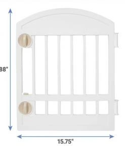Frisco 4-Panel Plastic Exercise Playpen, White + Dog Training & Potty Pads, 22 x 23-in, 150 count, Unscented -Frisco Sales 2024 318960 PT3. SY630 V1630363298