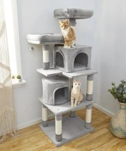 Frisco 61-in Faux Fur Tree & Condo, Gray + 38-in Cat Tree & Condo, Top Perch & Toy, Gray 15 Frisco 61-in Faux Fur Tree & Condo, Gray + 38-in Cat Tree & Condo, Top Perch & Toy, Gray -Frisco Sales 2024 318964 PT4. SY630 V1630365995