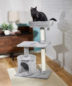 Frisco 61-in Faux Fur Tree & Condo, Gray + 38-in Cat Tree & Condo, Top Perch & Toy, Gray 19 Frisco 61-in Faux Fur Tree & Condo, Gray + 38-in Cat Tree & Condo, Top Perch & Toy, Gray -Frisco Sales 2024 318964 PT8. SY630 V1630366879