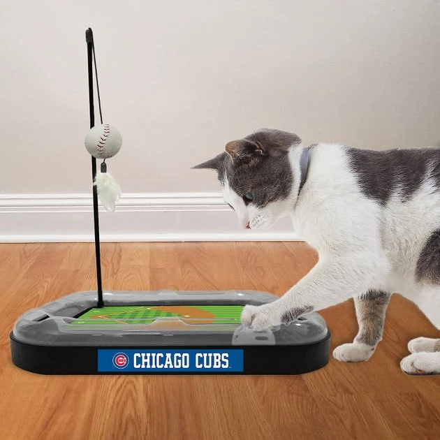Frisco||Pets First Frisco Baseball Bear Plush and Crinkle Kicker Toy + Pets First Chicago Cubs Baseball Cat Scratcher Toy with Catnip 8 Frisco||Pets First Frisco Baseball Bear Plush and Crinkle Kicker Toy + Pets First Chicago Cubs Baseball Cat Scratcher Toy with Catnip - Image 6