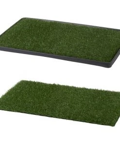 Frisco Indoor Grass Potty, 30 x 20 in + Replacement Pad, 19 x 29 in