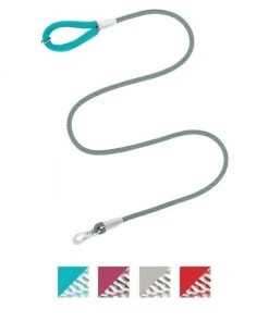 Frisco Outdoor Comfort Print Nylon Padded Collar, Large, Neck: 18 -26-in, Width: 1-in + Outdoor Ultra Reflective Rope Leash With Padded Handle, Bayou Teal, 6 - ft -Frisco Sales 2024 319068 PT5. SY630 V1631155879