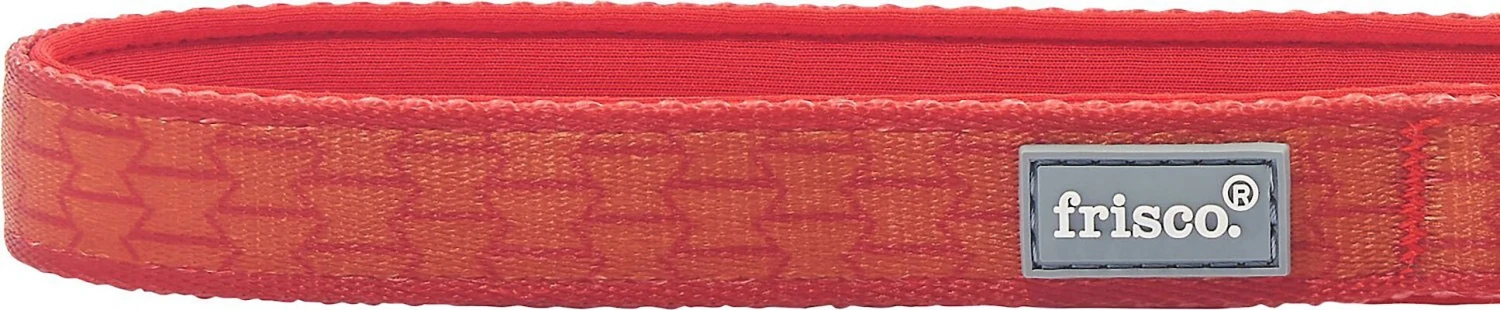 Frisco Outdoor Comfort Print Nylon Padded Collar, Large, Neck: 18 -26-in, Width: 1-in + Outdoor Ultra Reflective Rope Leash With Padded Handle, Sunset Orange, 6 - ft 5 Frisco Outdoor Comfort Print Nylon Padded Collar, Large, Neck: 18 -26-in, Width: 1-in + Outdoor Ultra Reflective Rope Leash With Padded Handle, Sunset Orange, 6 - ft - Image 3