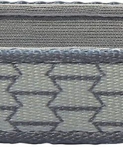 Frisco Outdoor Comfort Print Nylon Padded Collar, Medium - Neck: 14-20-in, Width: 3/4-in + Outdoor Ultra Reflective Rope Leash With Padded Handle, Stone Gray, 6 - ft -Frisco Sales 2024 319080 PT2. SY630 V1631152592