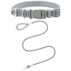Frisco Outdoor Frisco Nylon Collar, Forest Green, Medium-Neck: 14-20-in, Width: 3/4-in + Rope Leash With Padded Handle, Stone Gray, 6-ft -Frisco Sales 2024 319104 MAIN. SY630 V1631155873