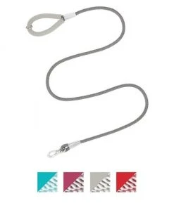 Frisco Outdoor Frisco Nylon Collar, Forest Green, Medium-Neck: 14-20-in, Width: 3/4-in + Rope Leash With Padded Handle, Stone Gray, 6-ft -Frisco Sales 2024 319104 PT5. SY630 V1631142695