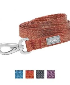 Frisco Outdoor Heathered Nylon Collar, Flamepoint Orange, Medium - Neck: 14-20-in, Width: 3/4-in + Dog Leash, Flamepoint Orange, Medium - Length: 6-ft, Width: 3/4-in -Frisco Sales 2024 319120 PT5. SY630 V1631139406