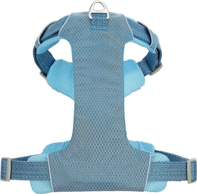 Frisco Outdoor Lightweight Ripstop Nylon Harness, River Blue, Extra Large, Neck: 22 to 34-in, Girth: 32 to 44-in + Heathered Dog Leash, River Blue, Large - Length: 6-ft, Width: 1-in 5 Frisco Outdoor Lightweight Ripstop Nylon Harness, River Blue, Extra Large, Neck: 22 to 34-in, Girth: 32 to 44-in + Heathered Dog Leash, River Blue, Large - Length: 6-ft, Width: 1-in - Image 3