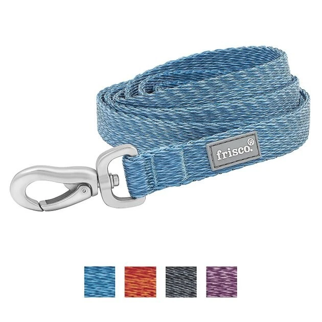 Frisco Outdoor Lightweight Ripstop Nylon Harness, River Blue, Extra Large, Neck: 22 to 34-in, Girth: 32 to 44-in + Heathered Dog Leash, River Blue, Large - Length: 6-ft, Width: 1-in 9 Frisco Outdoor Lightweight Ripstop Nylon Harness, River Blue, Extra Large, Neck: 22 to 34-in, Girth: 32 to 44-in + Heathered Dog Leash, River Blue, Large - Length: 6-ft, Width: 1-in - Image 7