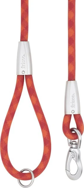 Frisco Outdoor Premium Ripstop Nylon Harness with Pocket, Sunset Orange, Extra Large, Neck: 22 to 34-in, Girth: 32 to 44-in + Waterproof Stinkproof PVC Rope Leash, Sunset Orange, 6 Ft. 9 Frisco Outdoor Premium Ripstop Nylon Harness with Pocket, Sunset Orange, Extra Large, Neck: 22 to 34-in, Girth: 32 to 44-in + Waterproof Stinkproof PVC Rope Leash, Sunset Orange, 6 Ft. - Image 7