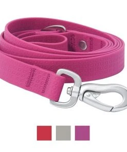 Frisco Outdoor Solid Textured Waterproof Stink Proof PVC Collar, Boysenberry Purple, Large, Neck: 18 ½ 26-in, Width: 1-in + Dog Leash, Boysenberry Purple, Large - Length: 6-ft, Width: 1-in -Frisco Sales 2024 319334 PT5. SY630 V1631144470