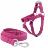 Frisco Outdoor Solid Textured Waterproof Stink Proof PVC Harness, Boysenberry Purple, Large, Neck: 19 to 27-in, Girth: 23 to 36-in + Dog Leash, Boysenberry Purple, Large - Length: 6-ft, Width: 1-in -Frisco Sales 2024 319356 MAIN. SY630 V1631139679