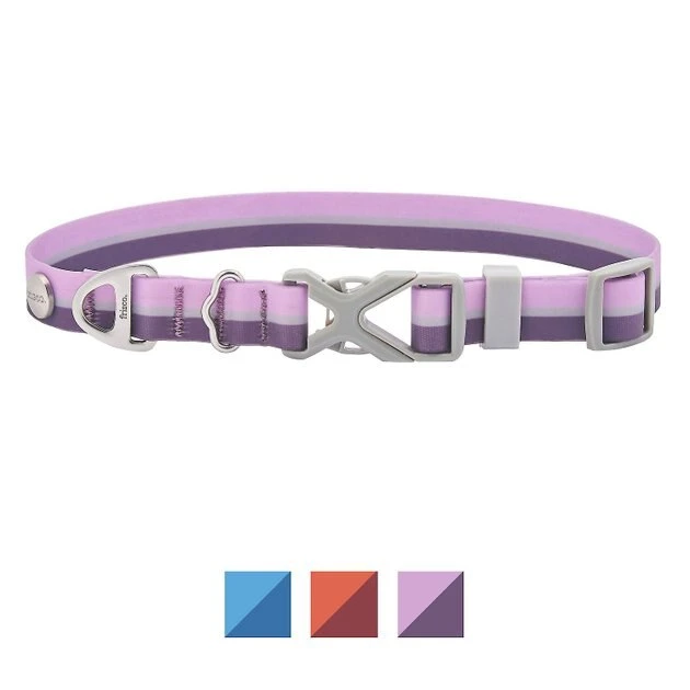 Frisco Outdoor Two Tone Waterproof Stinkproof PVC Harness, Shadow Purple, Small, Neck: 14 to 19-in, Girth: 16 to 23-in + Dog Collar, Boysenberry Purple, Small - Neck: 10½-14-in, Width: 5/8-in 8 Frisco Outdoor Two Tone Waterproof Stinkproof PVC Harness, Shadow Purple, Small, Neck: 14 to 19-in, Girth: 16 to 23-in + Dog Collar, Boysenberry Purple, Small - Neck: 10½-14-in, Width: 5/8-in - Image 6