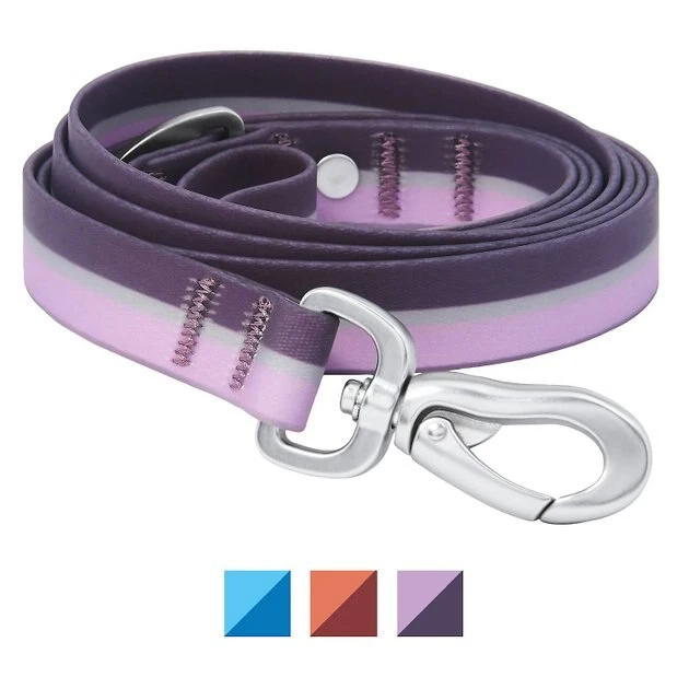 Frisco Outdoor Two Tone Waterproof Stinkproof PVC Harness, Shadow Purple,Extra Large, Neck: 22 to 33-in, Girth: 32 to 44-in + Dog Leash, Boysenberry Purple, Large - Length: 6-ft, Width: 1-in 9 Frisco Outdoor Two Tone Waterproof Stinkproof PVC Harness, Shadow Purple,Extra Large, Neck: 22 to 33-in, Girth: 32 to 44-in + Dog Leash, Boysenberry Purple, Large - Length: 6-ft, Width: 1-in - Image 7