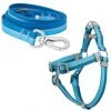 Frisco Outdoor Two Toned Waterproof Stink Proof PVC Leash, River Blue, Large - Length: 6-ft, Width: 1-in + Dog Harness, River Blue, Large, Neck: 19 to 27-in, Girth: 23 to 36-in -Frisco Sales 2024 319440 MAIN. SY630 V1631160113