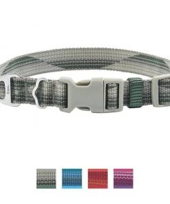 Frisco Outdoor Woven Jacquard Nylon Dog Collar, Forest Green, Large, Neck: 18 -26-in, Width: 1-in + Ultra Reflective Rope Leash With Padded Handle, Stone Gray, 6 - ft 12 Frisco Outdoor Woven Jacquard Nylon Dog Collar, Forest Green, Large, Neck: 18 -26-in, Width: 1-in + Ultra Reflective Rope Leash With Padded Handle, Stone Gray, 6 - ft -Frisco Sales 2024 319470 PT1. SY630 V1631141200