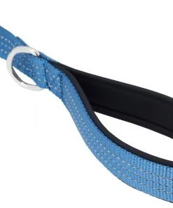 Frisco Traffic Leash with Padded Handles & Poop Bag Dispenser, Blue, Length: 4-ft, Width: 1-in + Refill Dog Poop Bags, Scented, 120 count -Frisco Sales 2024 319514 PT3. SY630 V1630627879