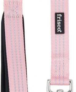 Frisco Traffic Leash with Padded Handles & Poop Bag Dispenser, Pink, Length: 4-ft, Width: 1-in + Refill Dog Poop Bags, Scented, 120 count -Frisco Sales 2024 319518 PT2. SY630 V1630620398
