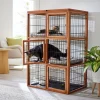 Frisco Collapsible Wood & Wire Cat Cage Playpen, 3 Level -Frisco Sales 2024 323215 MAIN. SY630 V1645473422