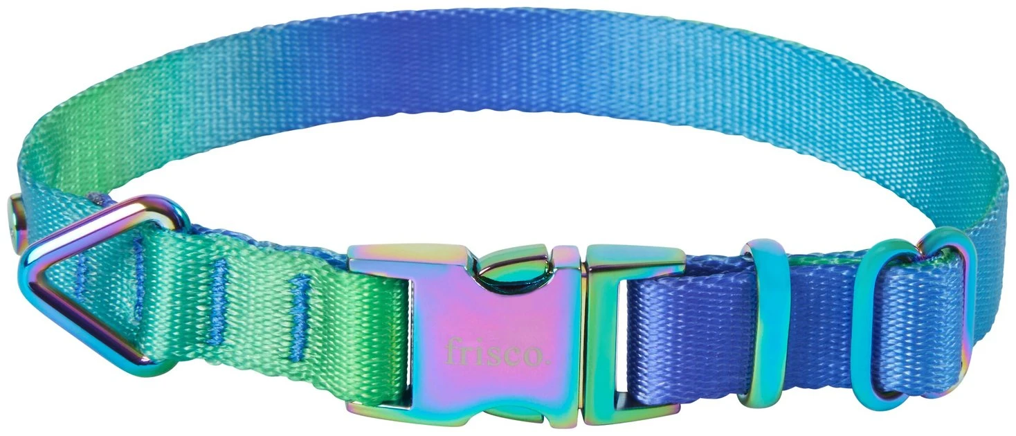 Frisco Green Ombre Style Dog Collar 3 Frisco Green Ombre Style Dog Collar