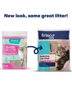 Frisco Relaxing Chamomile & Rose Scented Clumping Clay Cat Litter -Frisco Sales 2024 325882 PT1. SY630 V1657656886