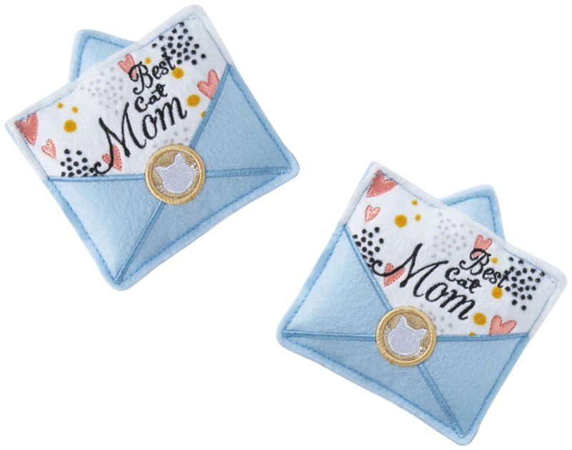 Frisco Mother's Day Card Felt Cat Toy with Catnip, 2 count 3 Frisco Mother's Day Card Felt Cat Toy with Catnip, 2 count