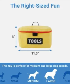 Frisco Tool Box Plush Squeaky Dog Toy -Frisco Sales 2024 327051 PT2. SY630 V1648563983