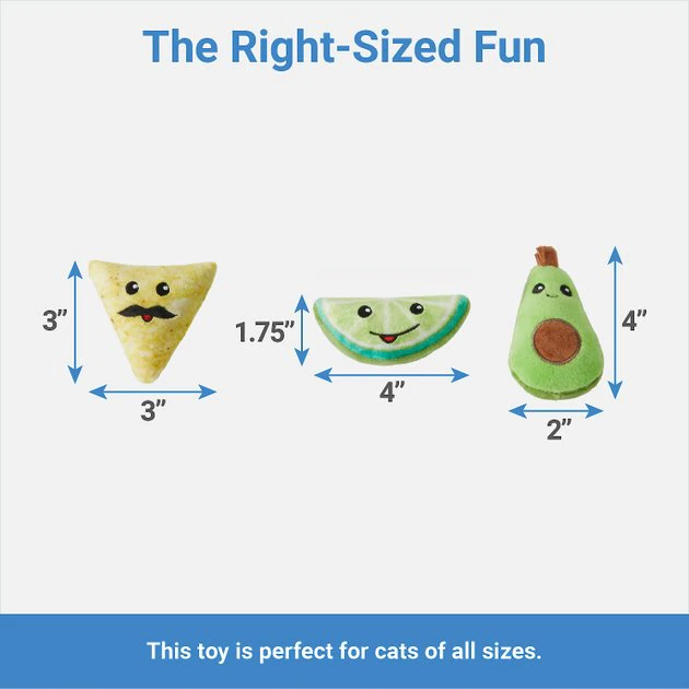 Frisco Guacamole Bowl Cat Toy with Catnip, Medium, 4 count 4 Frisco Guacamole Bowl Cat Toy with Catnip, Medium, 4 count - Image 2