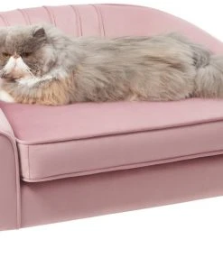 Frisco Elevated Curved Dog & Cat Sofa Bed with Removable Cover -Frisco Sales 2024 331626 PT2. SY630 V1643928701