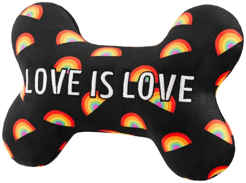 Frisco Pride Proud Pup Bone Plush Squeaky Dog Toy 3 Frisco Pride Proud Pup Bone Plush Squeaky Dog Toy