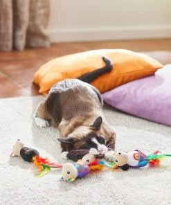 Frisco Pride Mice Plush Cat Toy with Silvervine, 4 count 7 Frisco Pride Mice Plush Cat Toy with Silvervine, 4 count -Frisco Sales 2024 331678 PT3. SY630 V1647356040