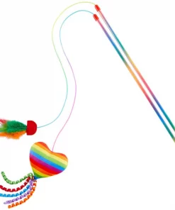 Frisco Pride Teaser Wand Cat Toy with Catnip, 2 count