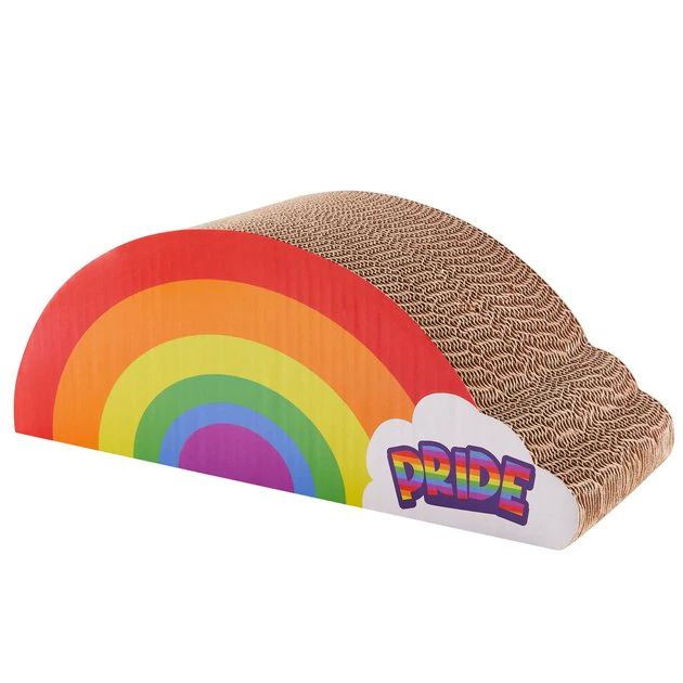 Frisco Pride Rainbow Cat Scratcher Toy with Catnip 3 Frisco Pride Rainbow Cat Scratcher Toy with Catnip