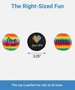 Frisco Pride Buttons Plush Cat Toy with Catnip, 3 count 6 Frisco Pride Buttons Plush Cat Toy with Catnip, 3 count -Frisco Sales 2024 331688 PT1. SY630 V1649785011