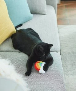 Frisco Pride Rainbow Plush Cat Toy with Silvervine -Frisco Sales 2024 331690 PT3. SY630 V1647355685