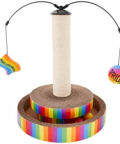 Frisco Pride Interactive Cat Scratcher Toy with Catnip