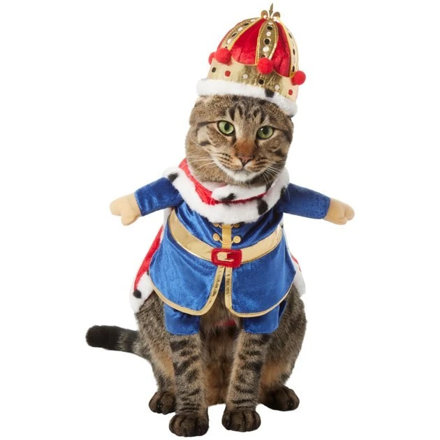 Frisco Front Walking Royal King Dog & Cat Costume 5 Frisco Front Walking Royal King Dog & Cat Costume - Image 3