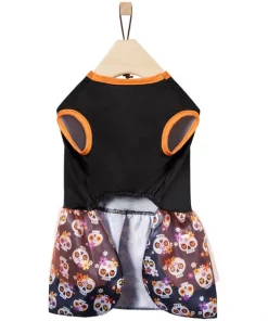 Frisco Sweet & Spooky Ruffle Skull Dog & Cat Dress -Frisco Sales 2024 335161 PT5. SY630 V1658346512