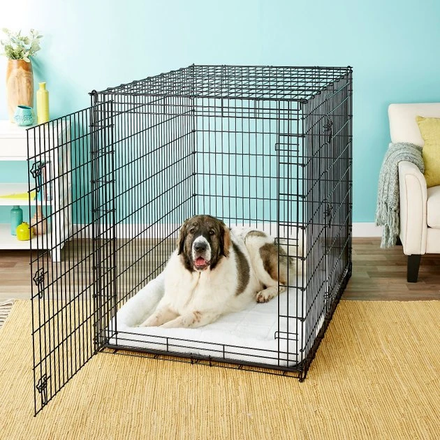Frisco XX-Large Heavy Duty Double Door Wire Dog Crate, 54 inch 3 Frisco XX-Large Heavy Duty Double Door Wire Dog Crate, 54 inch